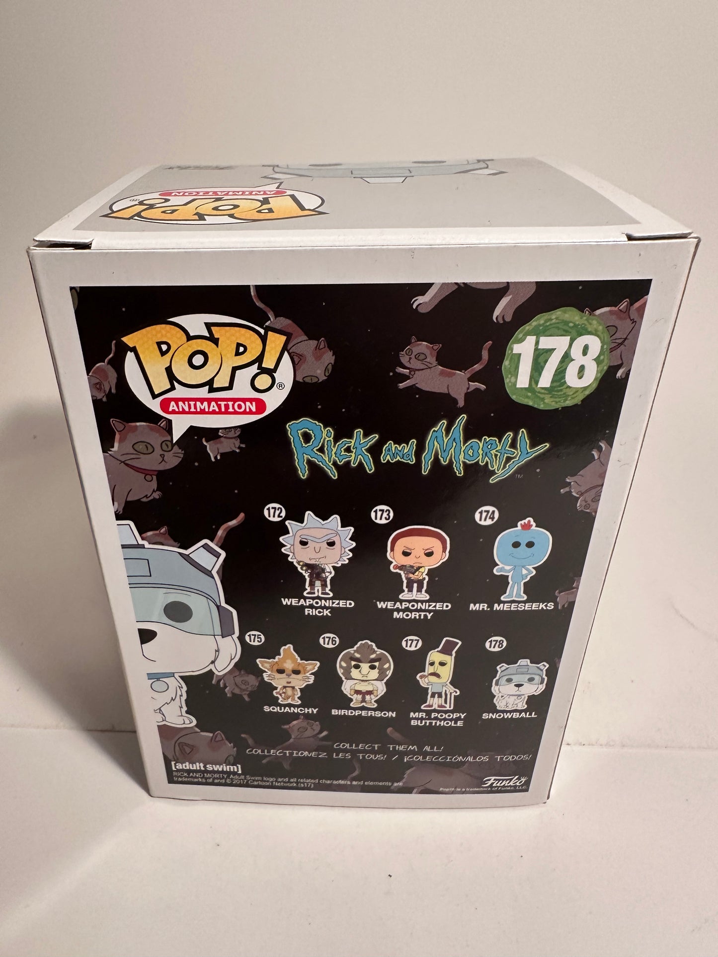 Rick and Morty - Snowball FLOCKED (LA Comic Con Exclusive) 178 Funko Pop!