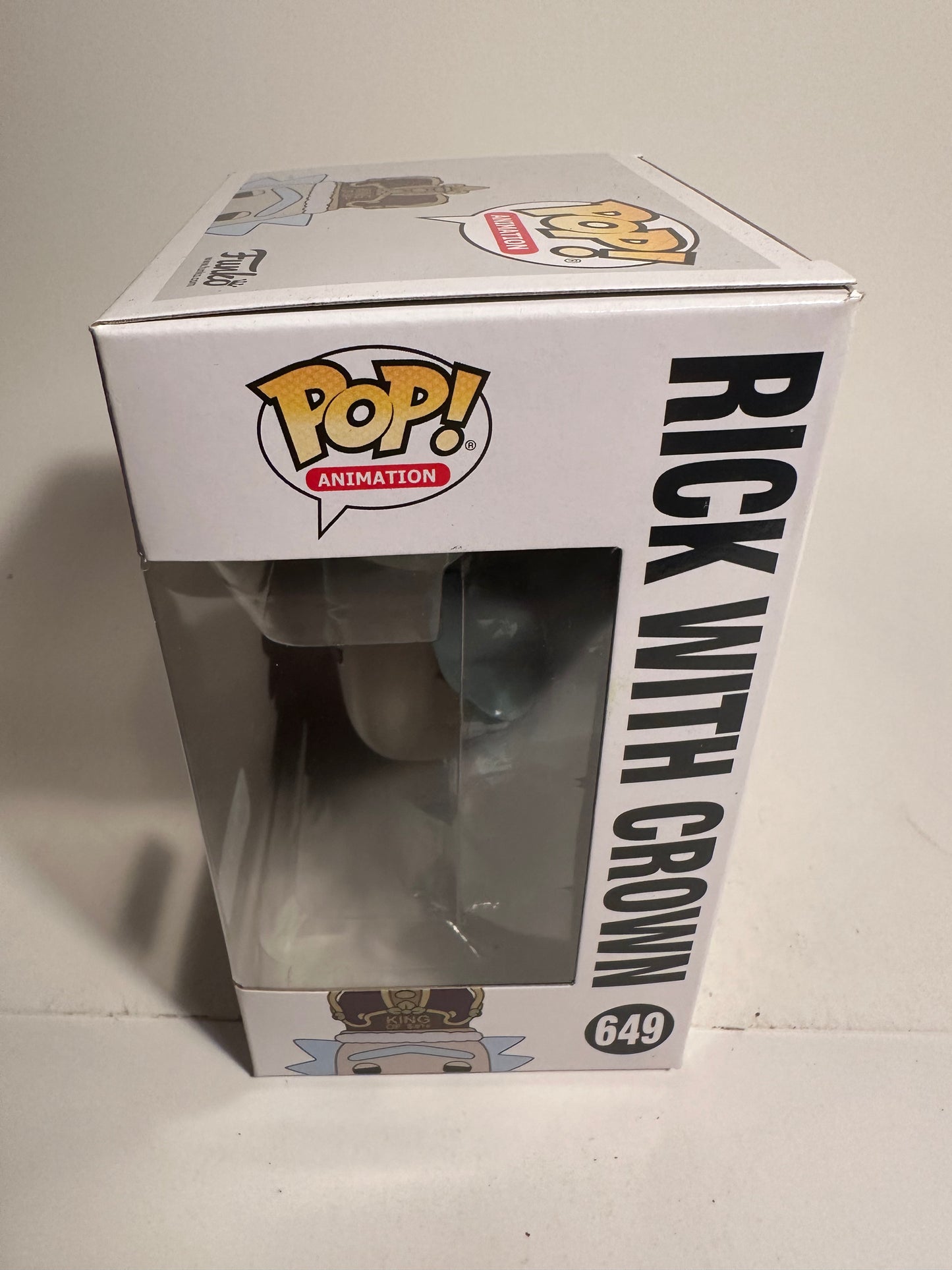 Rick and Morty - Rick with Crown (Gamestop Exclusive) 649 Funko Pop!