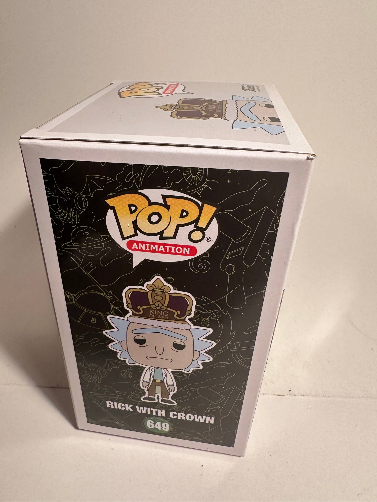 Rick and Morty - Rick with Crown (Gamestop Exclusive) 649 Funko Pop!