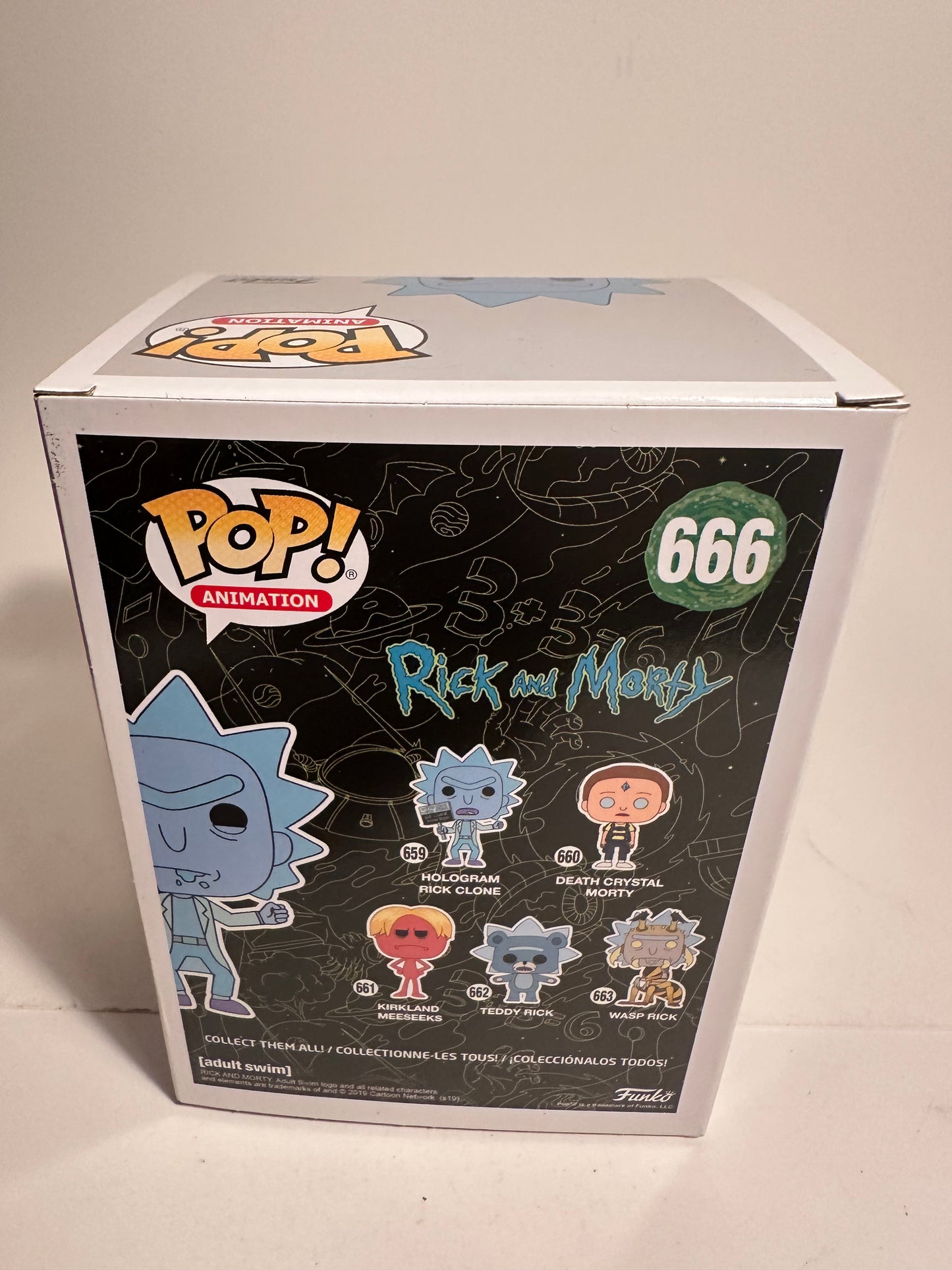 Rick and Morty - Hologram Rick Clone GITD (Hot Topic Exclusive) 666 Funko Pop!