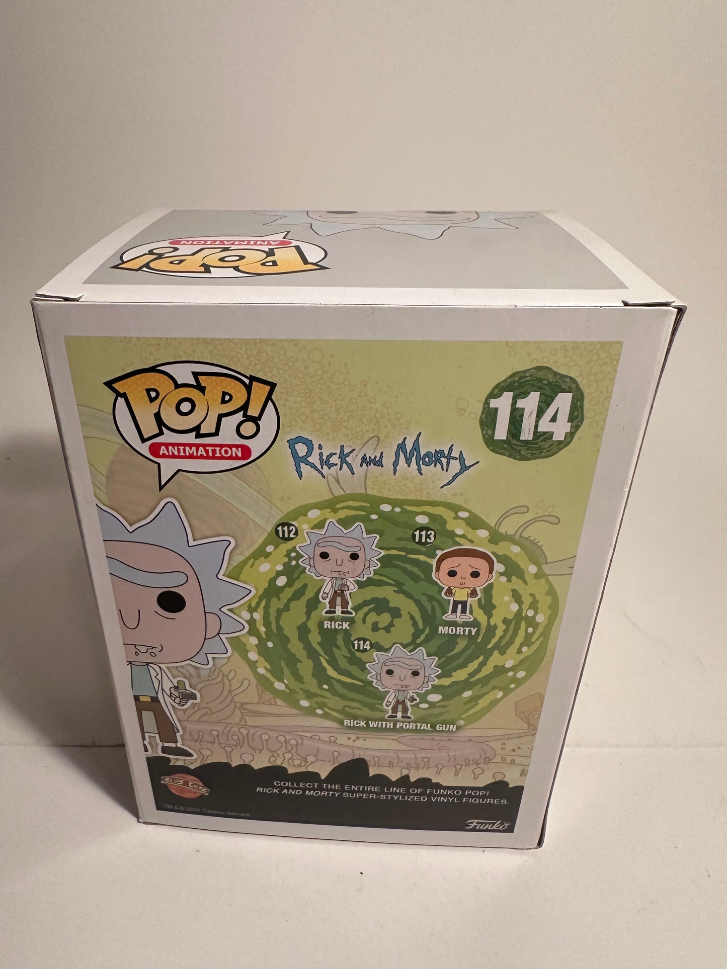 Rick and Morty - Rick with Portal Gun 114 Funko Pop!