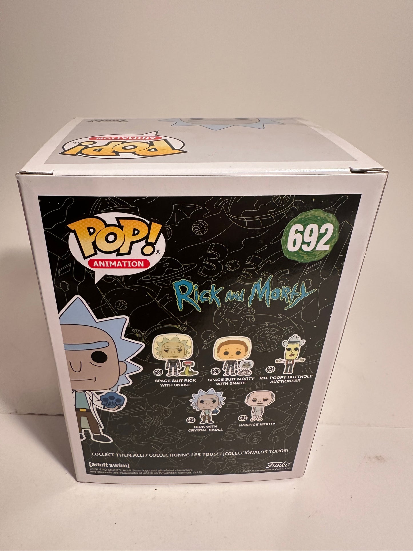 Rick and Morty - Rick with Crystal Skull 692 Funko Pop!