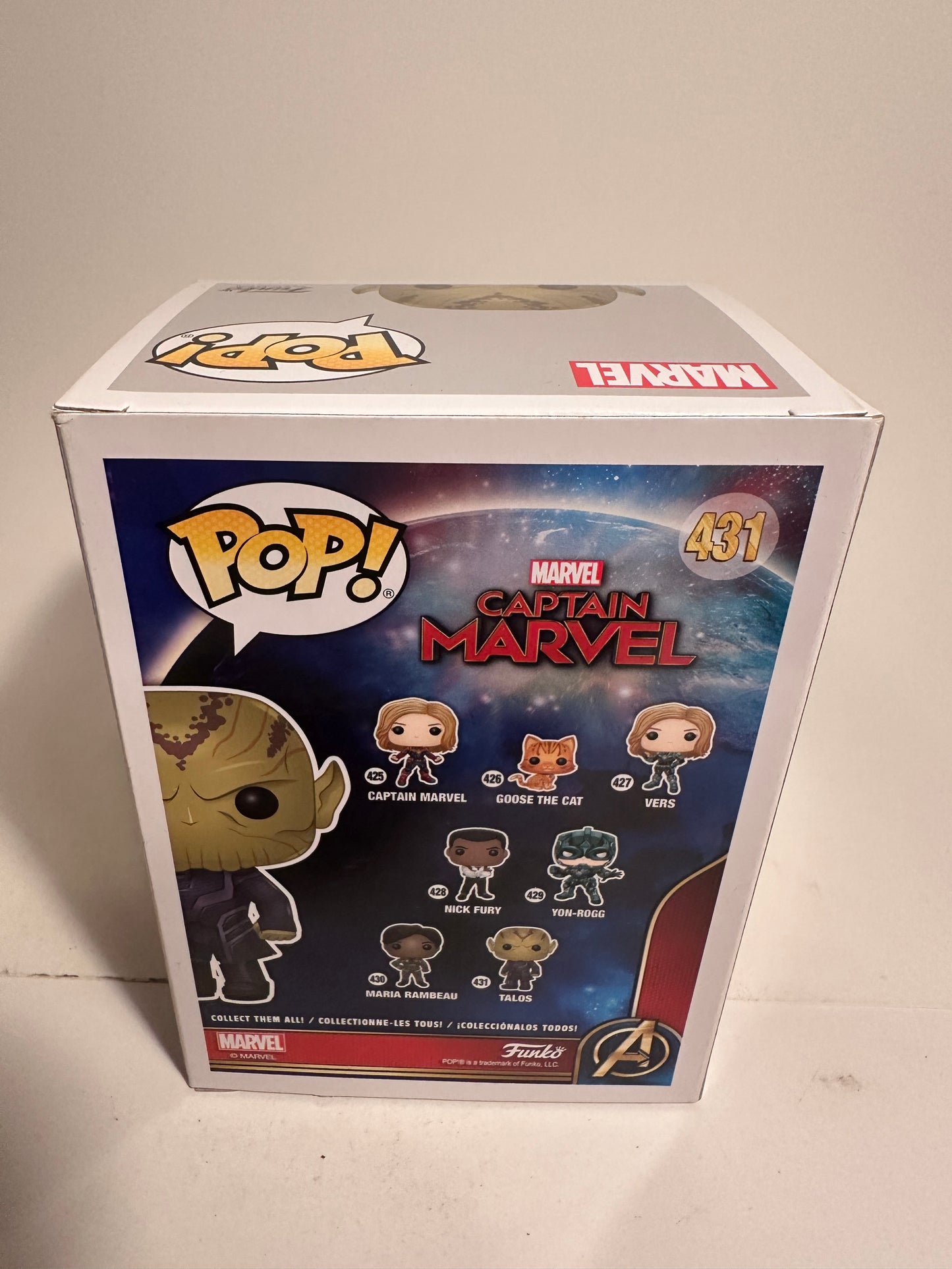 Captain Marvel - Talos 431 Funko Pop!