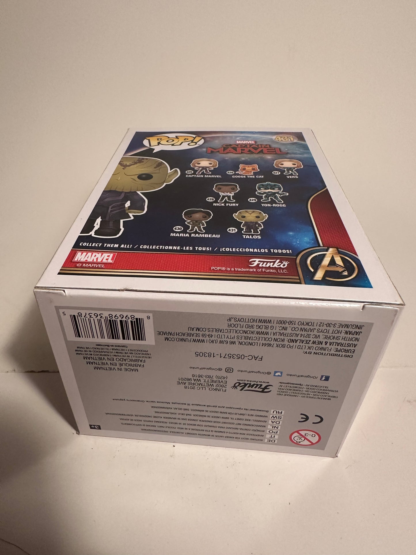 Captain Marvel - Talos 431 Funko Pop!