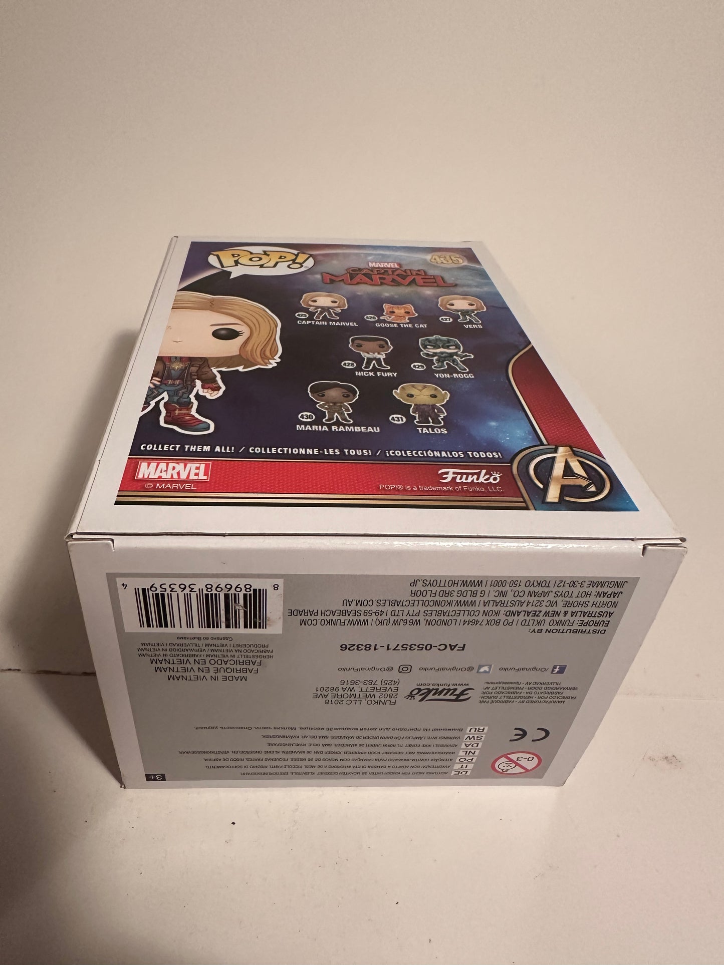 Captain Marvel - Captain Marvel (Hot Topic Exclusive) 435 Funko Pop!