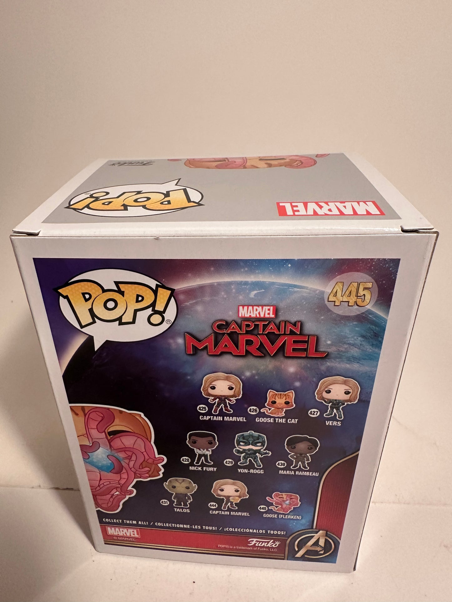 Captain Marvel - Goose GITD 445 Funko Pop!