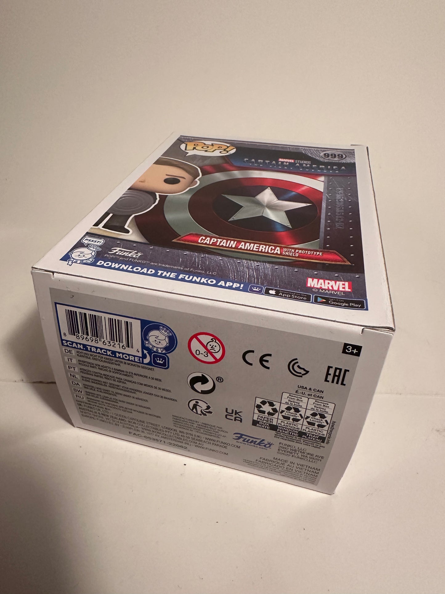 Marvel - Captain America (Special Edition) 999 Funko Pop!