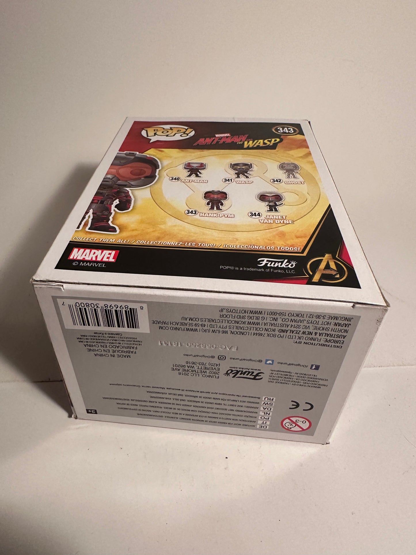 Ant-Man and the Wasp - Hank Pym 343 Funko Pop!