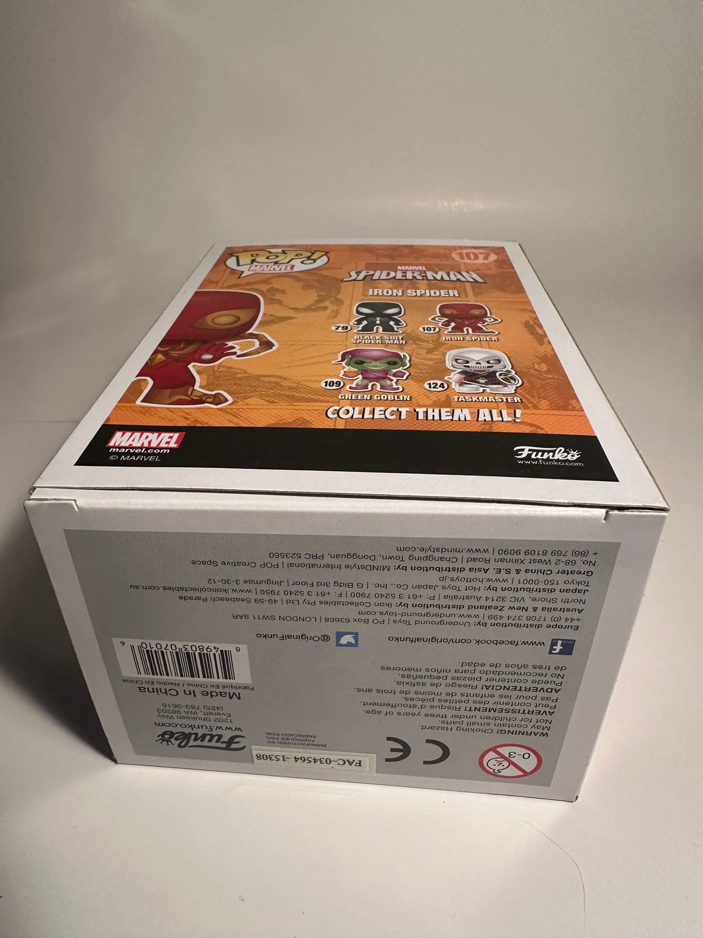 Spider-man - Iron Spider (Walgreens Exclusive) 107 Funko Pop!