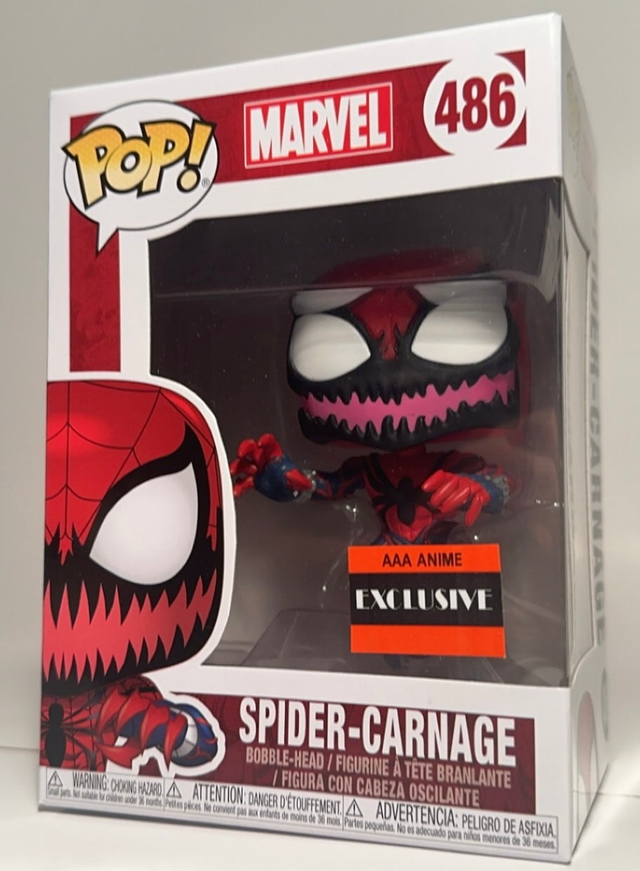 Spider-Man - Spider-Carnage (AAA Anime Exclusive) 486 Funko Pop!