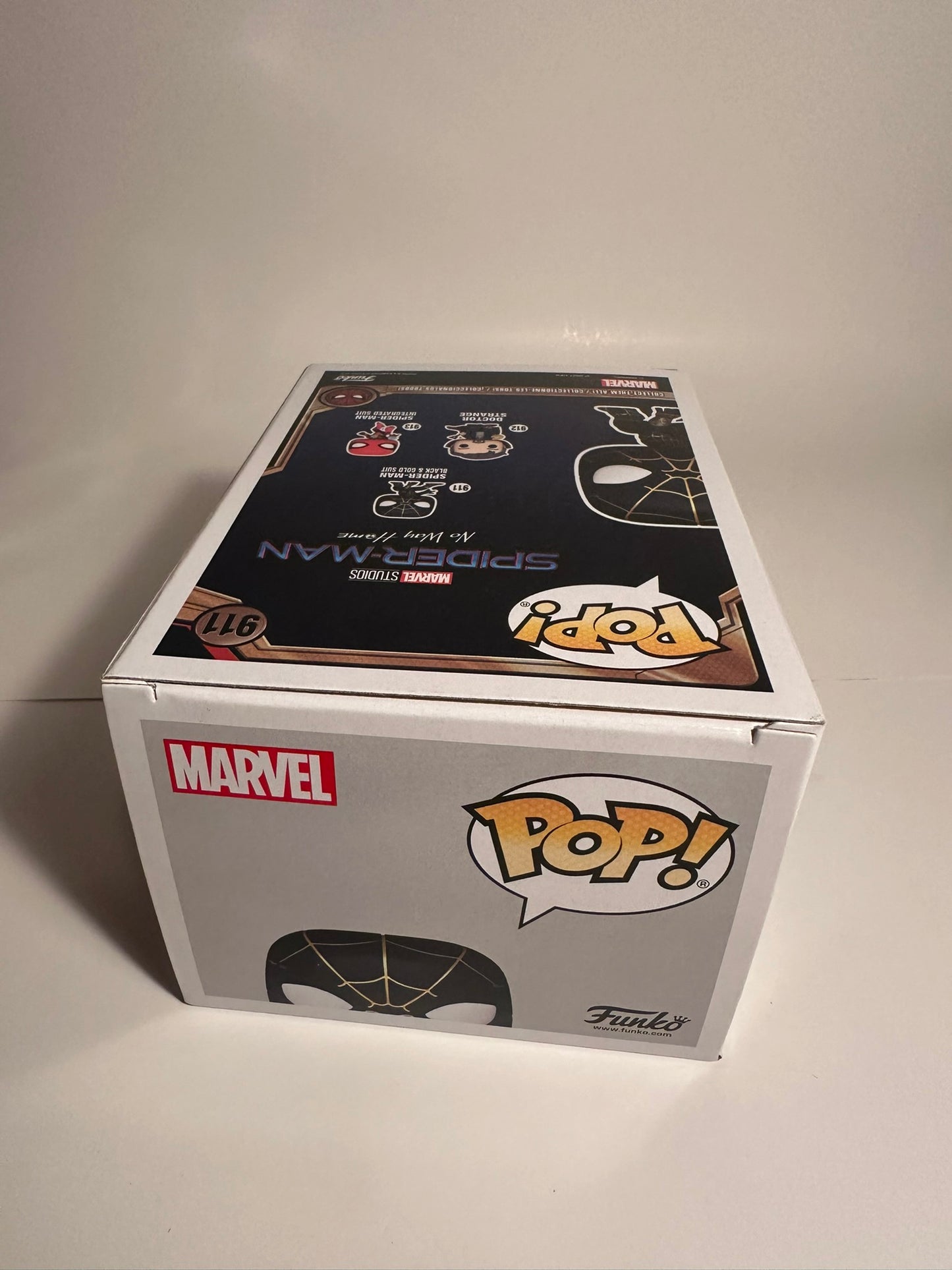 Spider-Man black and gold suit 911 Funko Pop!