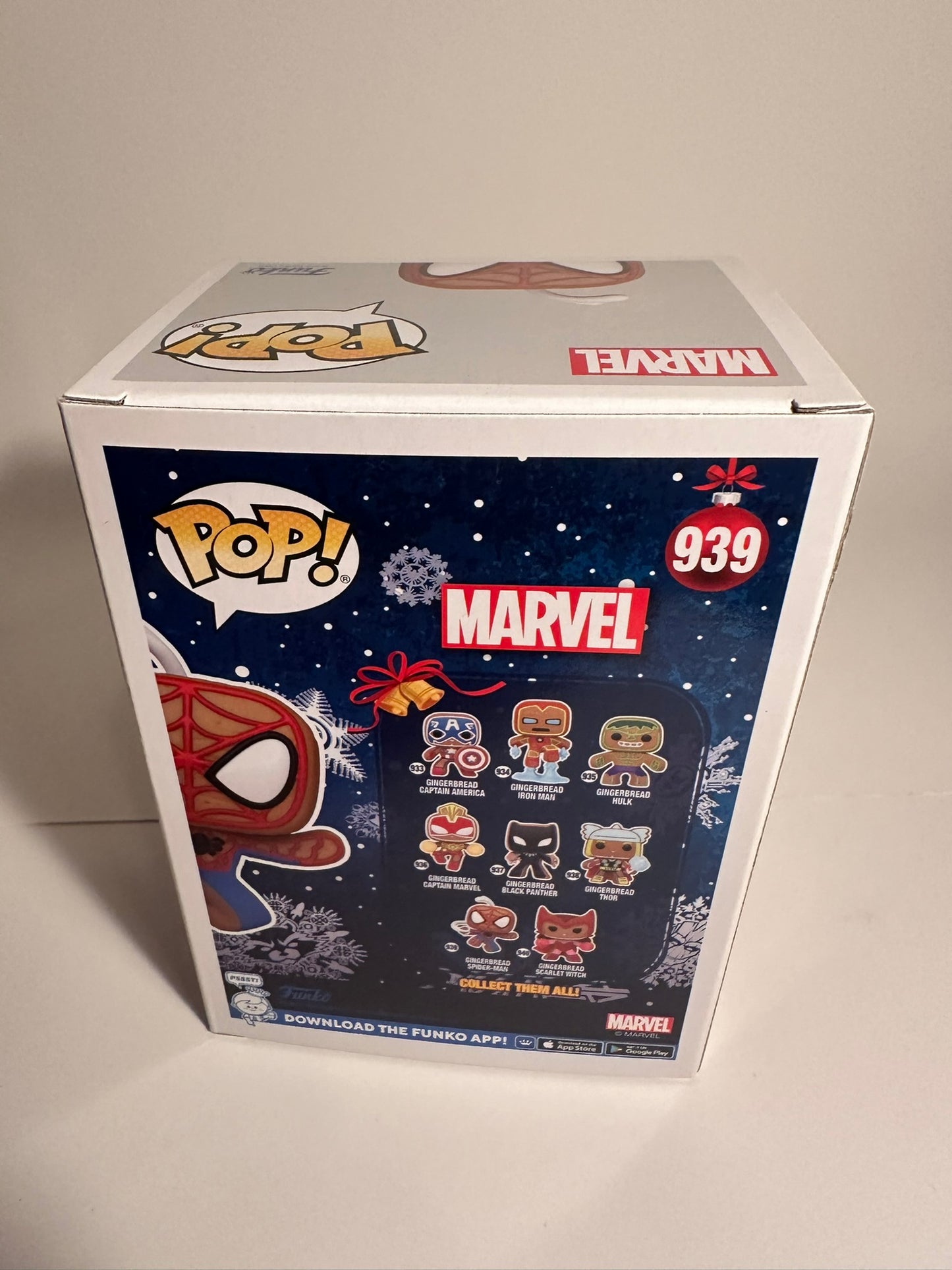 Gingerbread Spider-Man 939 Funko Pop!