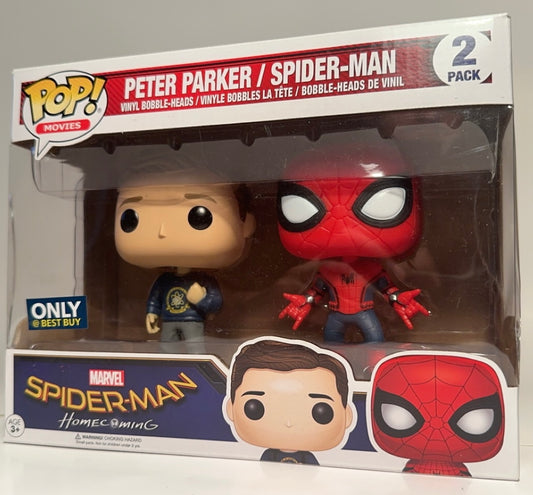 Peter Parker/Spider-Man (Best Buy Exclusive) 2 Pack Funko Pop!