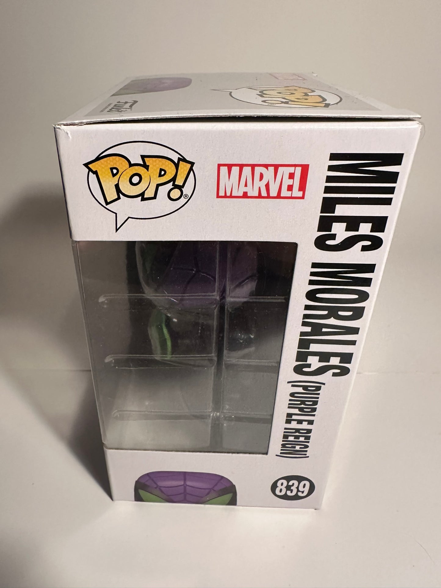 Spider-Man - Miles Morales purple reign 839 Funko Pop!