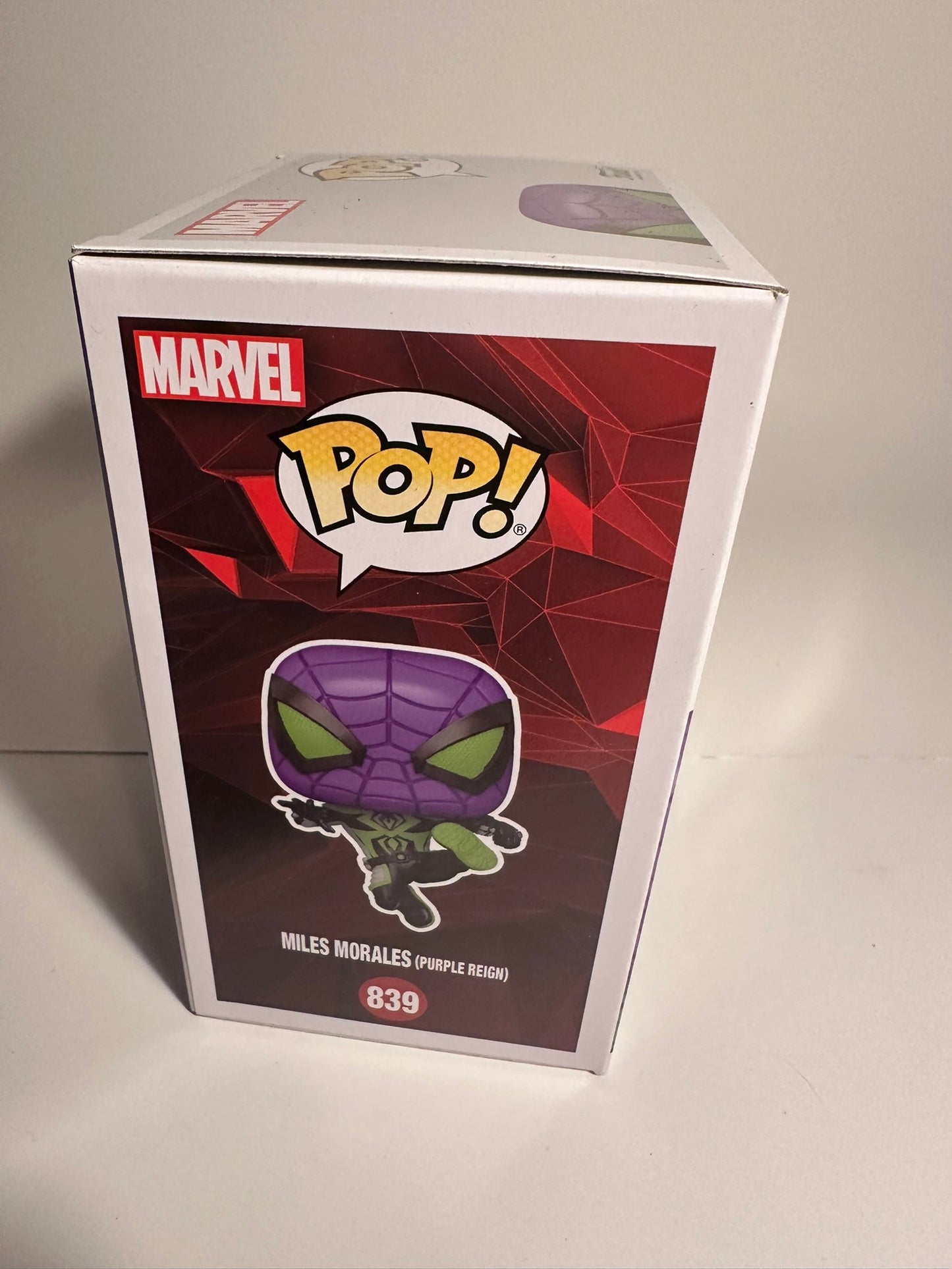 Spider-Man - Miles Morales purple reign 839 Funko Pop!