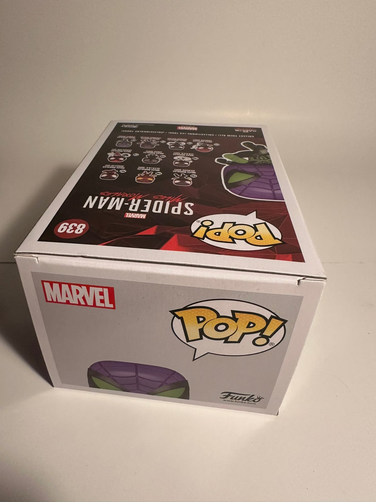 Spider-Man - Miles Morales purple reign 839 Funko Pop!