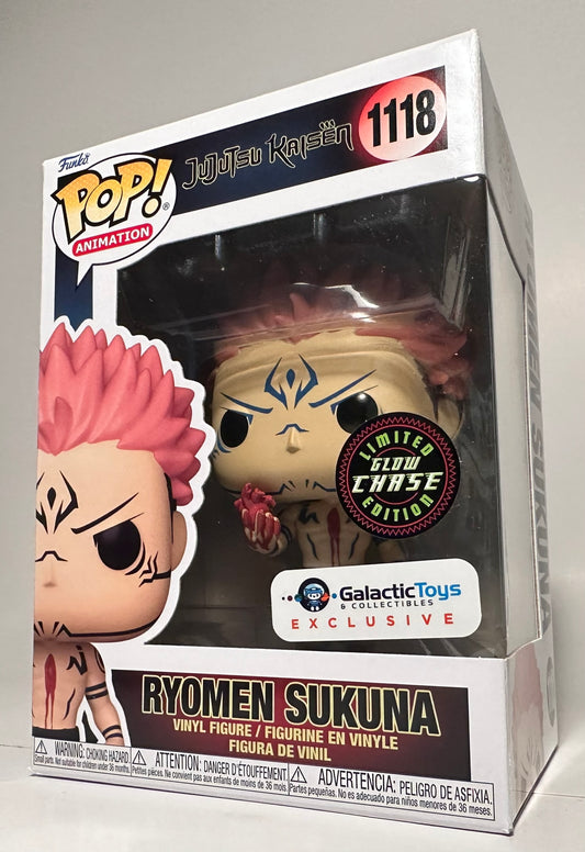 Jujutsu Kaisen - Ryomen Sukuna 1118 GITD CHASE (GalacticToys Exclusive) Funko Pop!