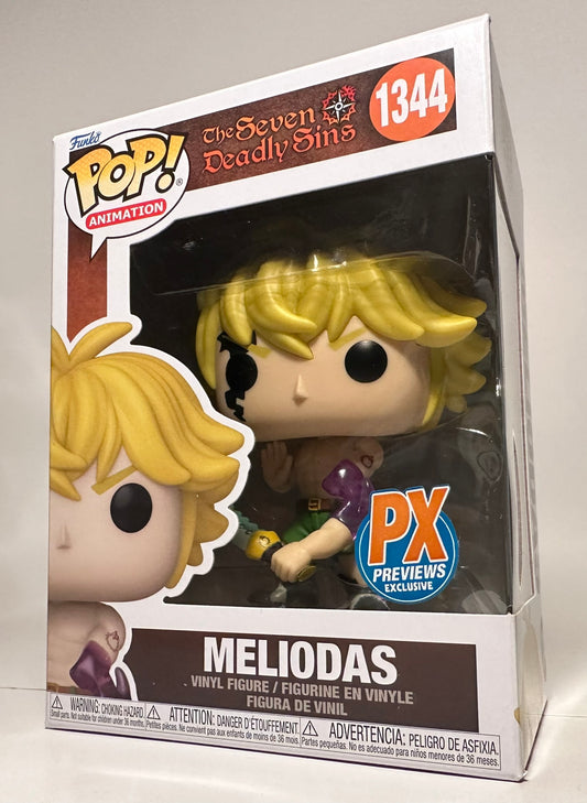 The Seven Deadly Sins - Meliodas (PX Previews Exclusive) 1344 Funko Pop!