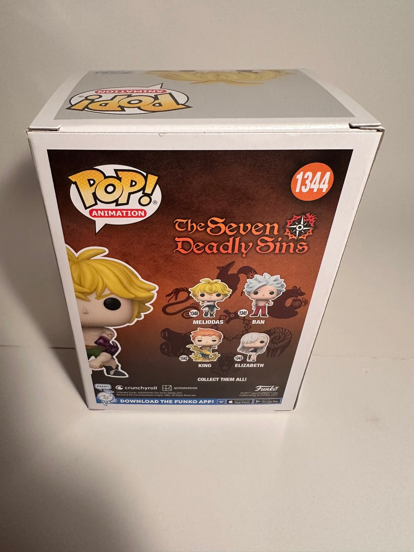 The Seven Deadly Sins - Meliodas (PX Previews Exclusive) 1344 Funko Pop!