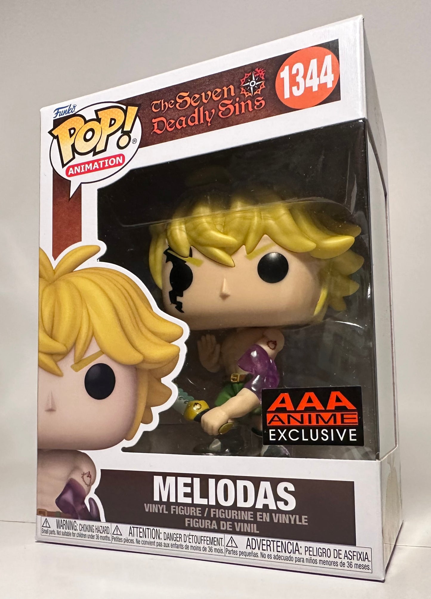 The Seven Deadly Sins - Meliodas (AAA Anime Exclusive) 1344 Funko Pop!