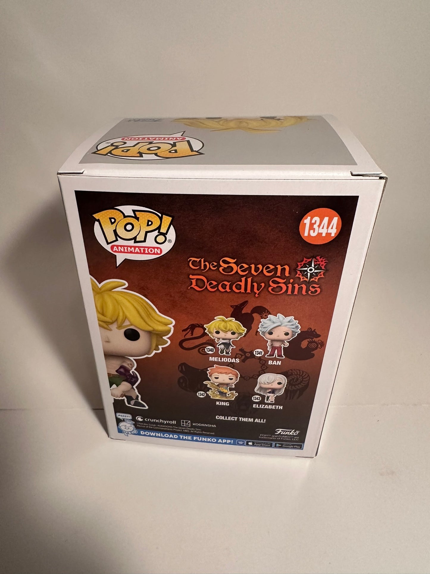 The Seven Deadly Sins - Meliodas (AAA Anime Exclusive) 1344 Funko Pop!