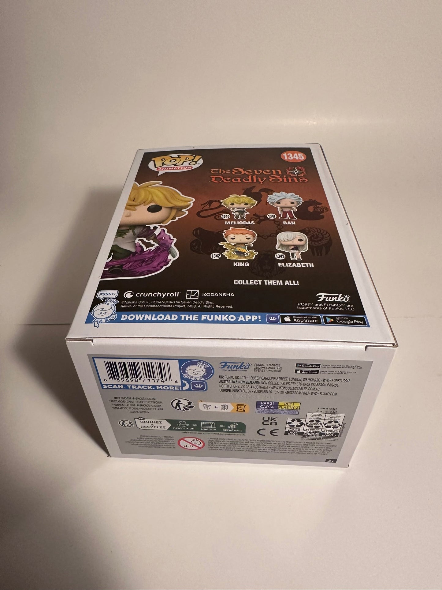 The Seven Deadly Sins - Possessed Meliodas (Funko Exclusive) 1345 Funko Pop!