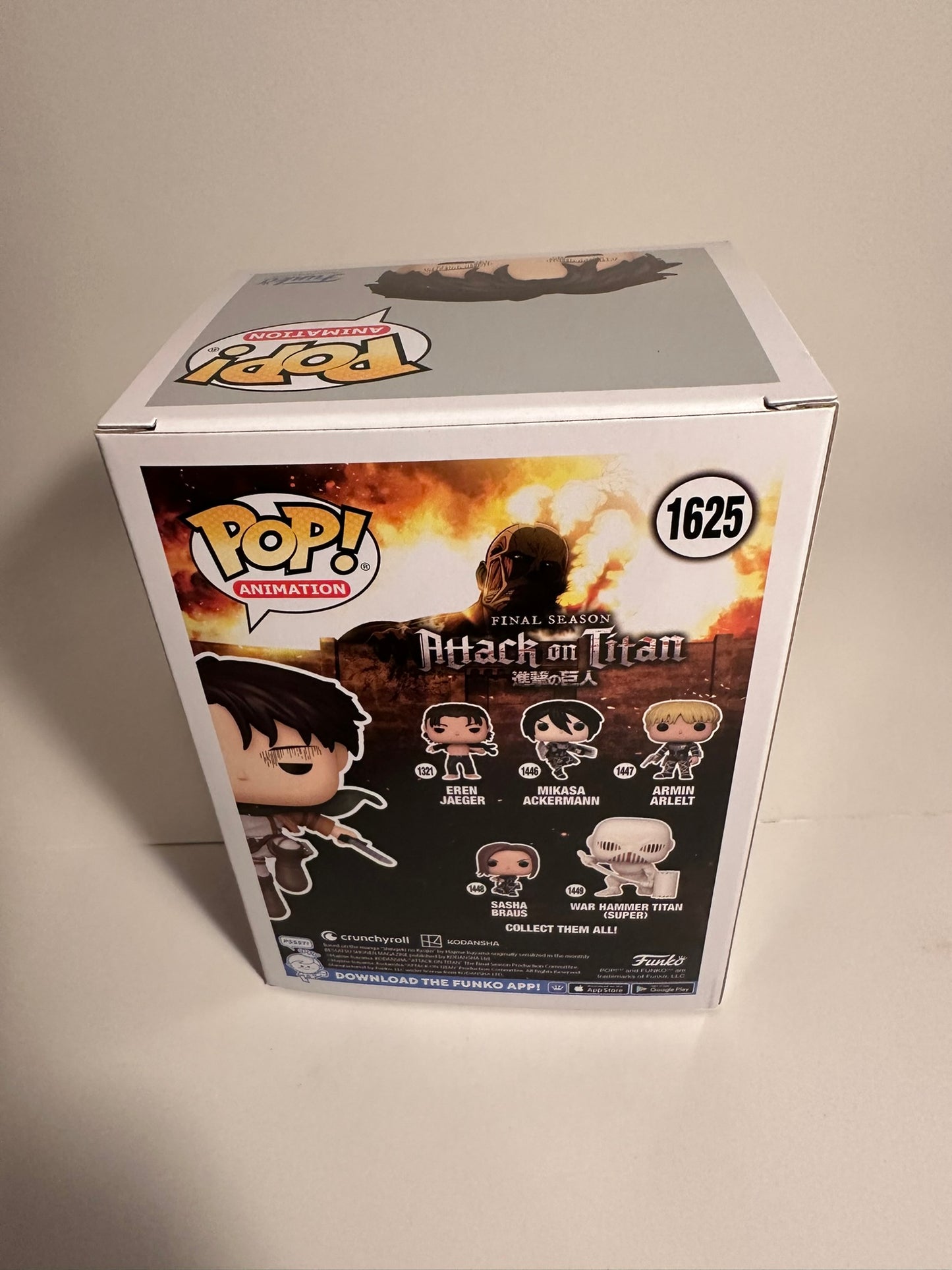 Attack on Titan - Levi (Funko Exclusive) 1625 Funko Pop!