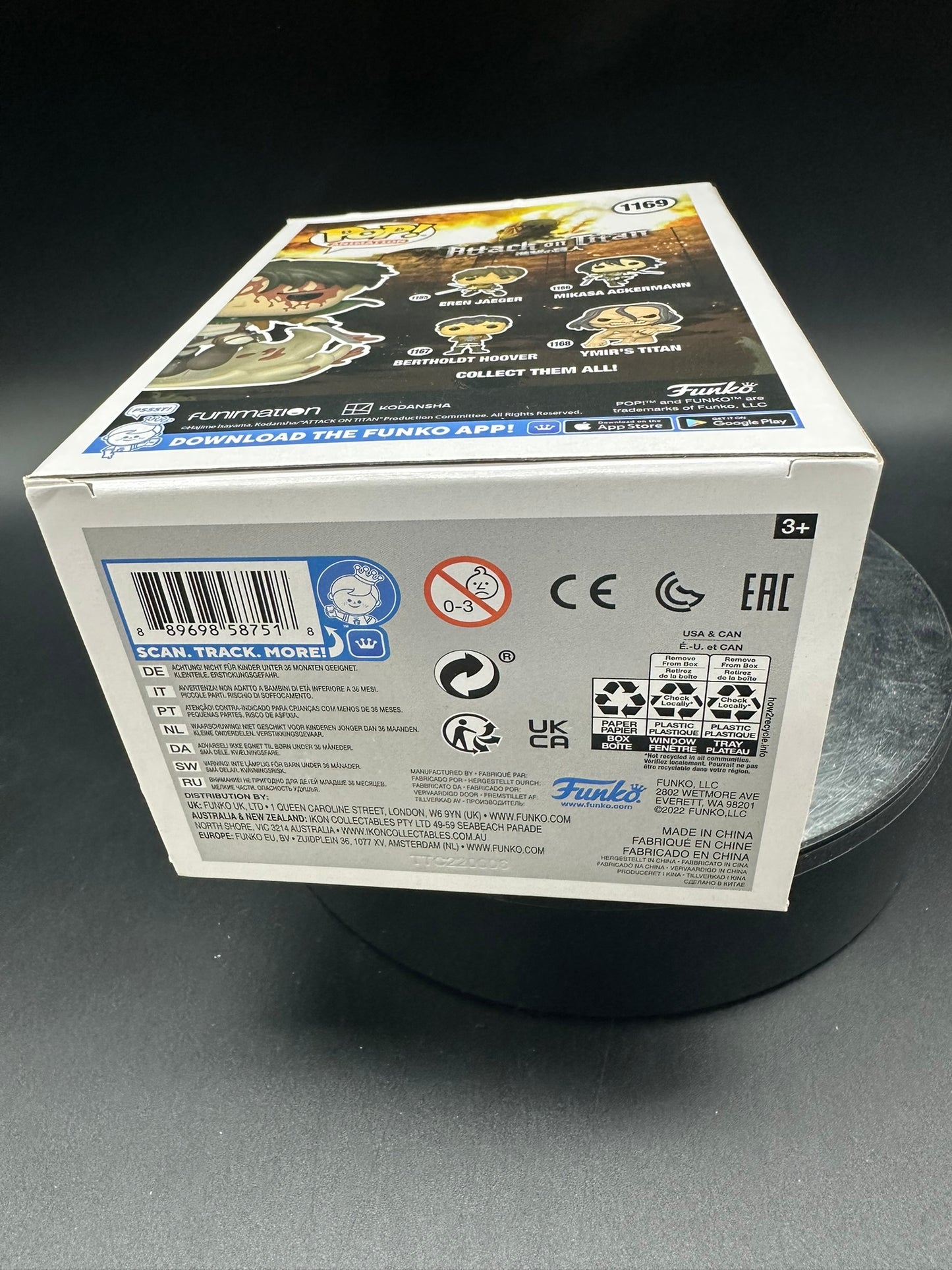 Attack on Titan - Battle Levi 1169 AE Exclusive Funko Pop!