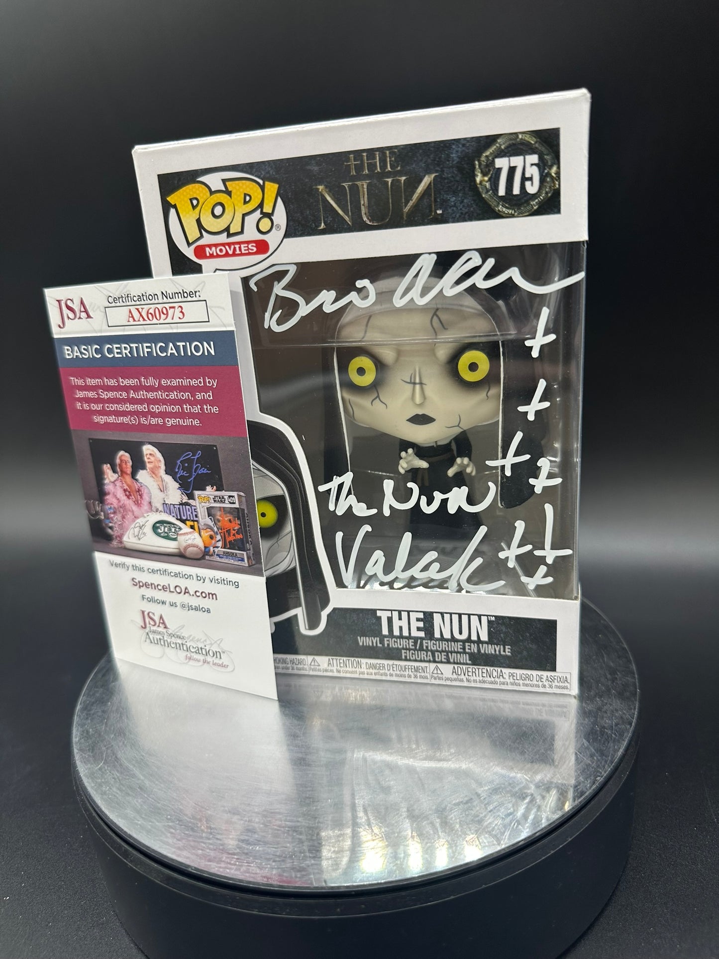 Movies - The Nun 775 AUTOGRAPHED Funko Pop!
