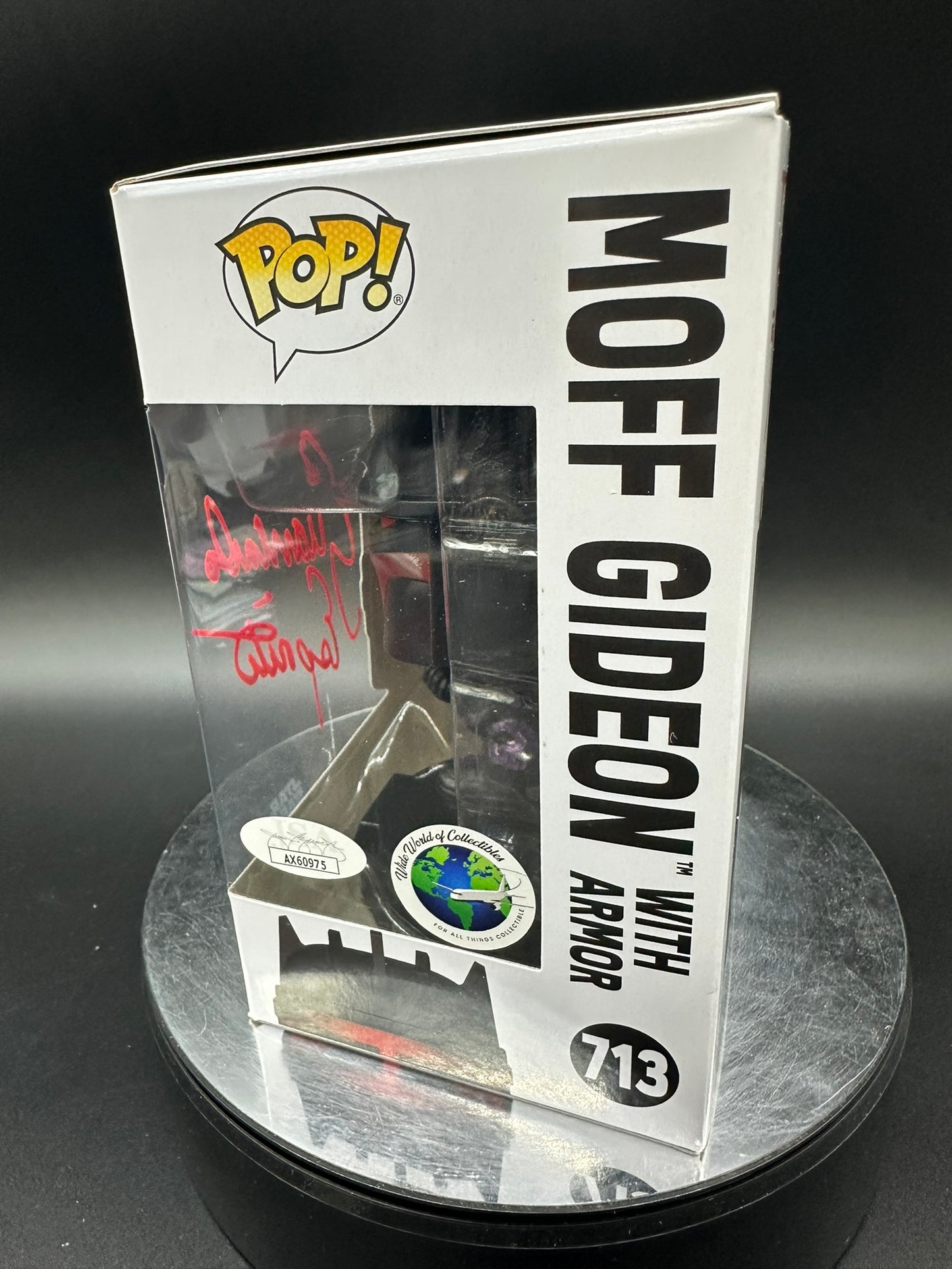 Star Wars - Moff Gideon 713 AUTOGRAPHED Funko Pop!