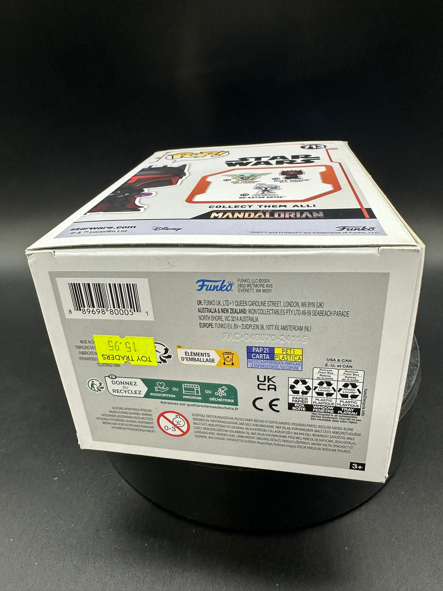 Star Wars - Moff Gideon 713 AUTOGRAPHED Funko Pop!