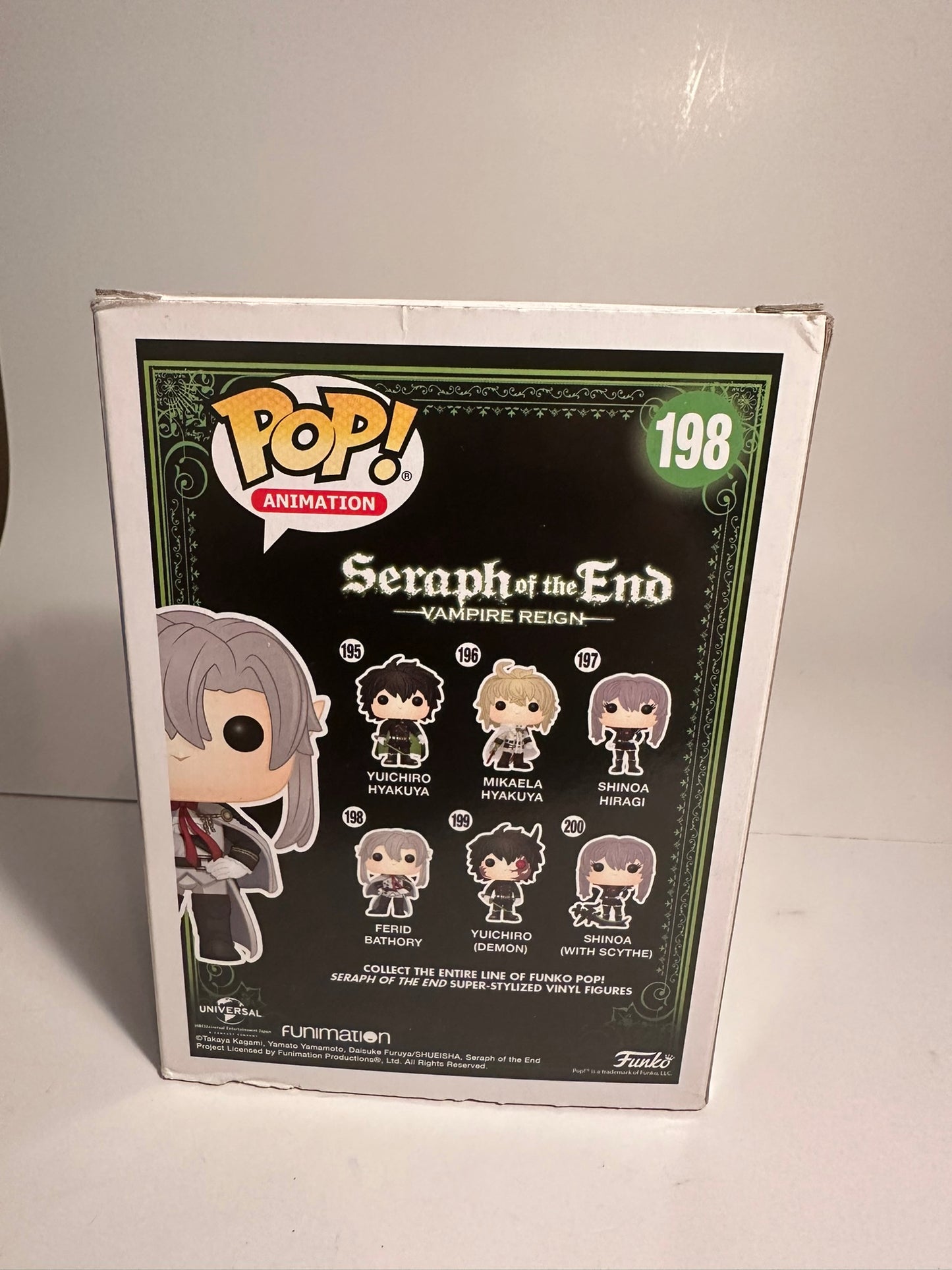 Seraph of the End - Ferid Bathory 198  Funko Pop!