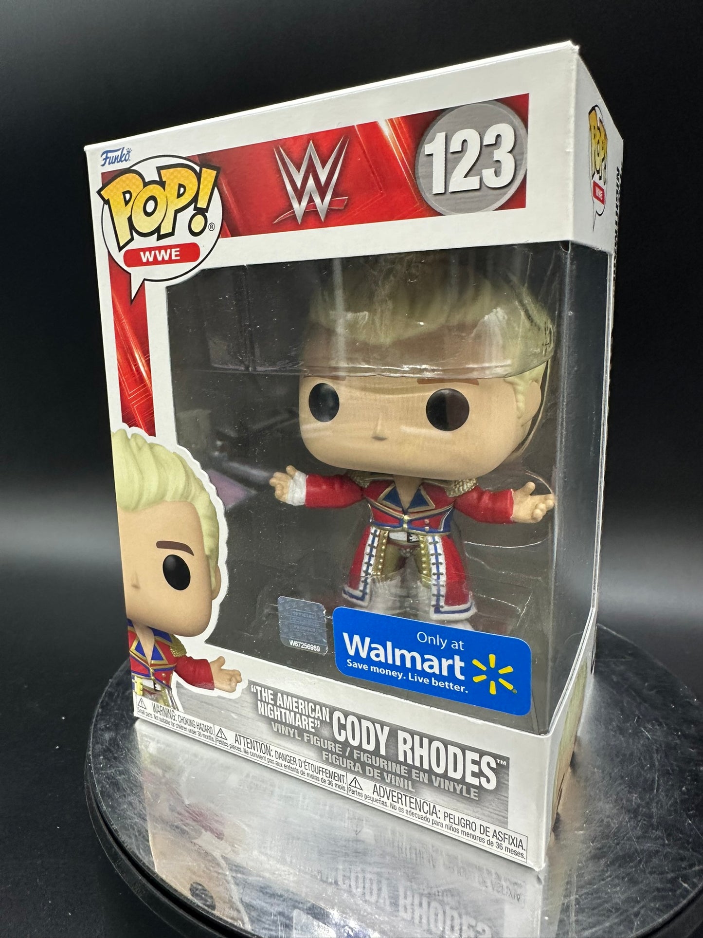 WWE - Cody Rhodes 123 Walmart Exclusive Funko Pop!