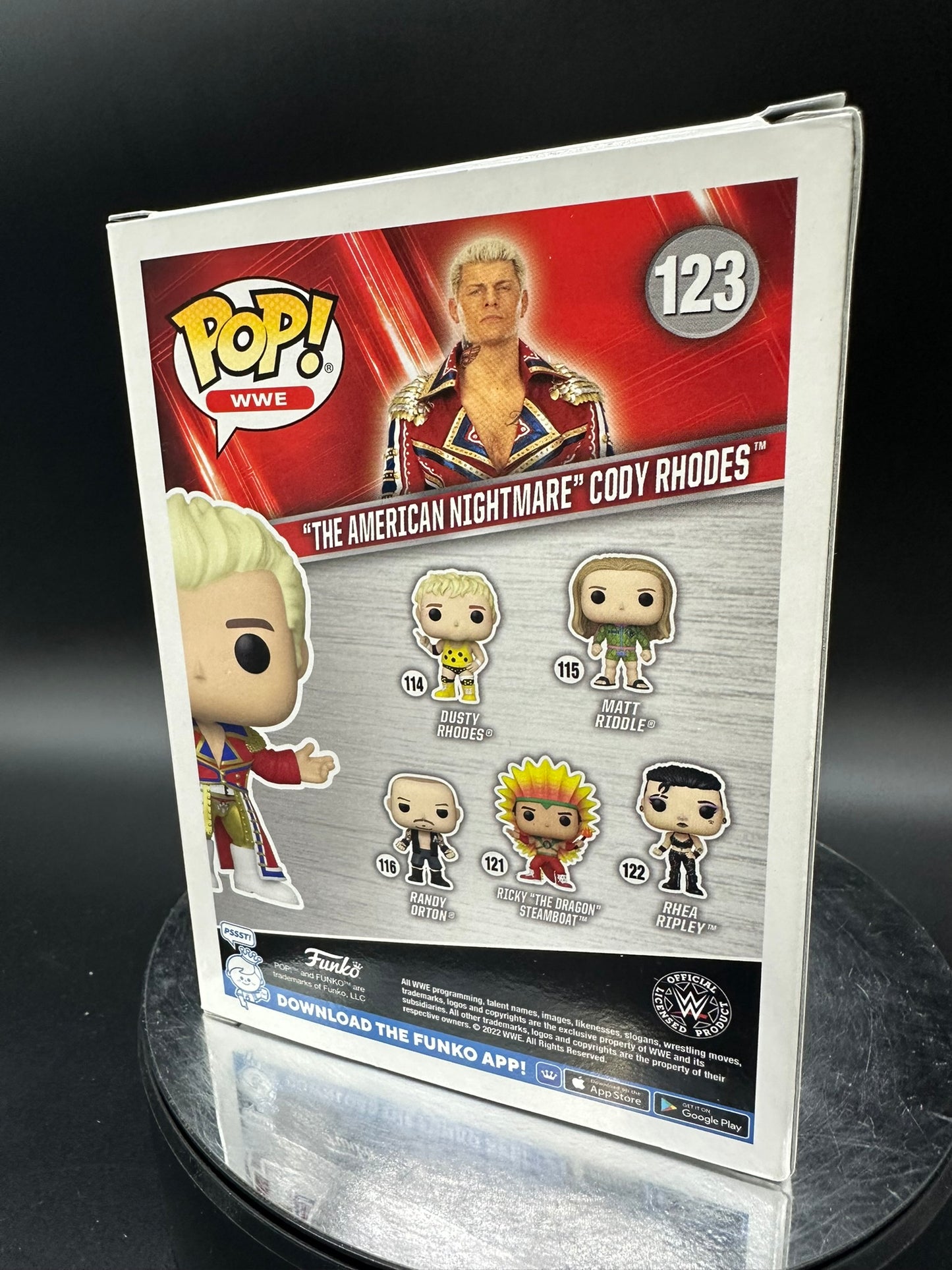 WWE - Cody Rhodes 123 Walmart Exclusive Funko Pop!