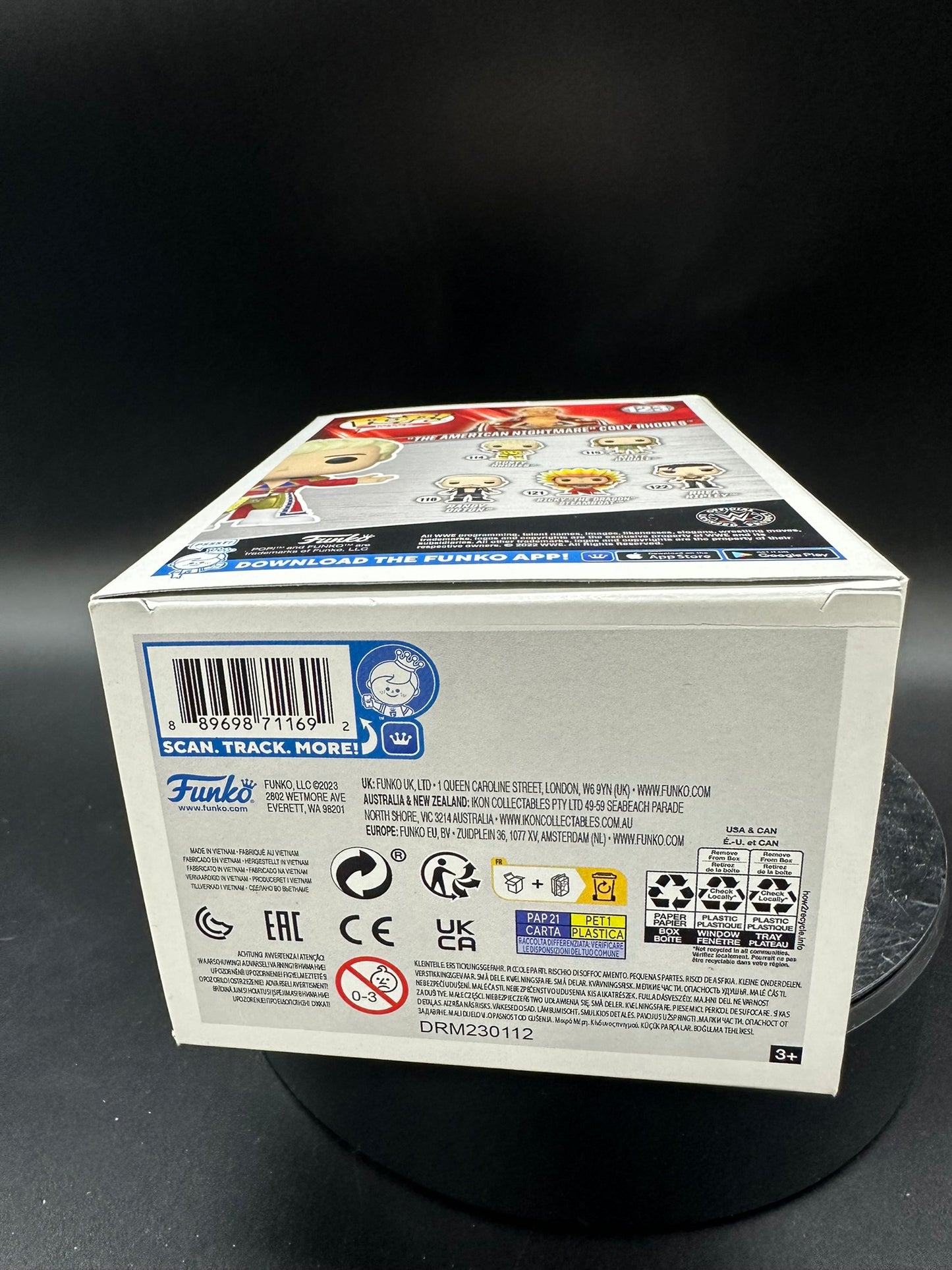 WWE - Cody Rhodes 123 Walmart Exclusive Funko Pop!