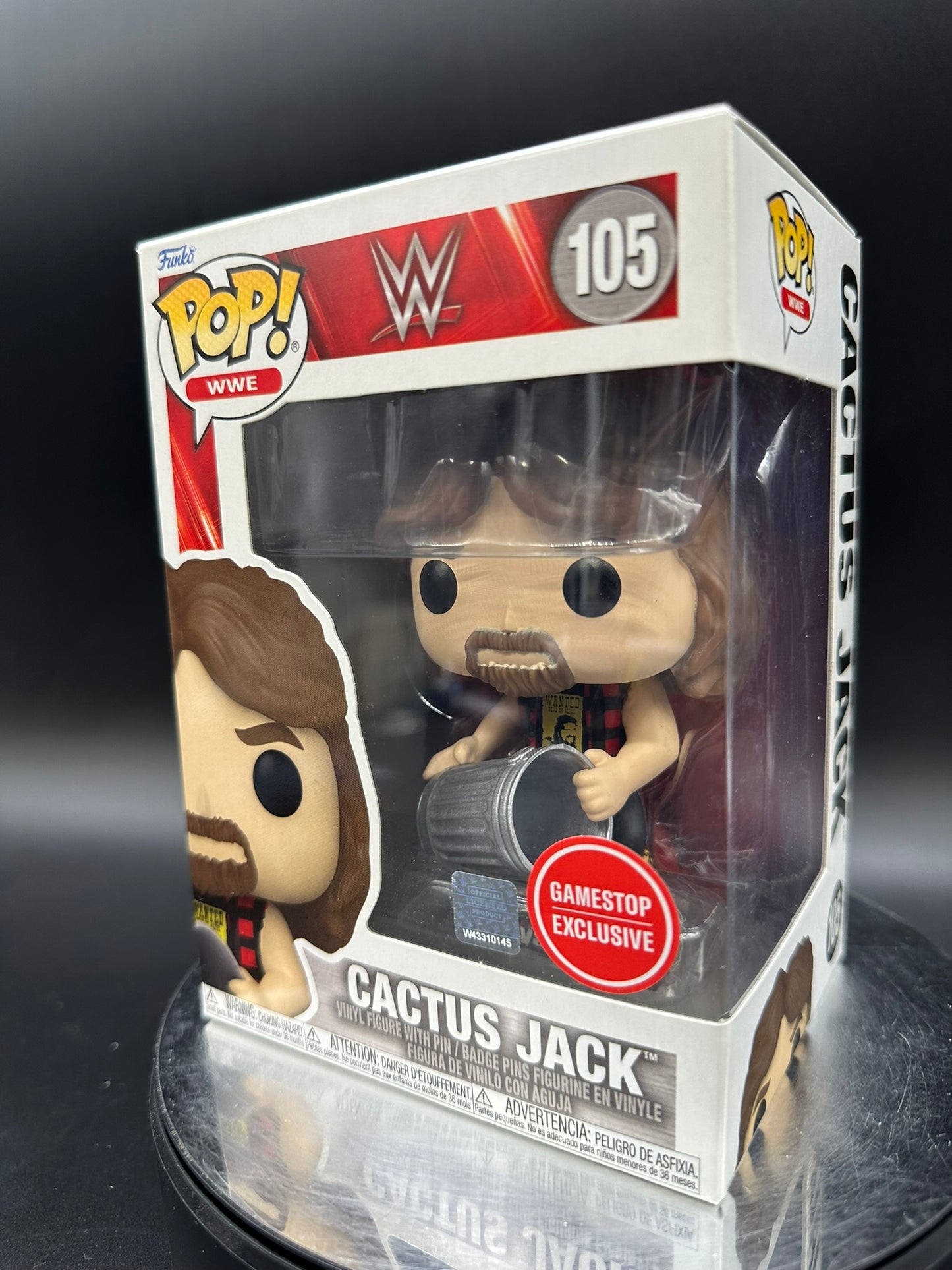 WWE - Cactus Jack 105 Gamestop Exclusive Funko Pop!