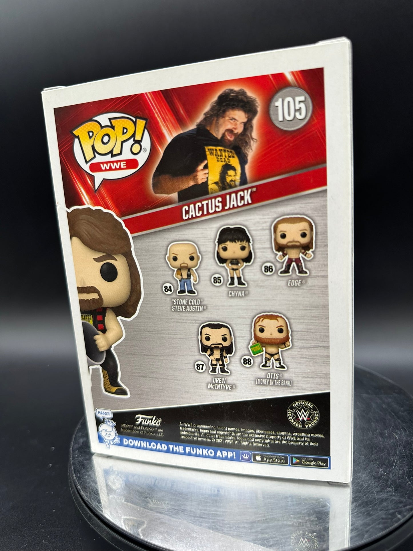 WWE - Cactus Jack 105 Gamestop Exclusive Funko Pop!