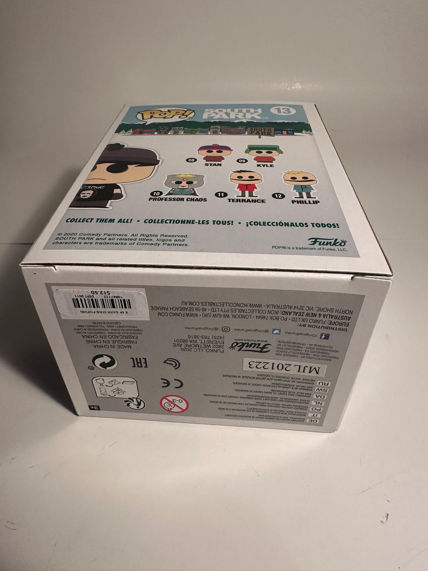 South Park - Goth Stan (Hot Topic Exclusive) 13 Funko Pop!