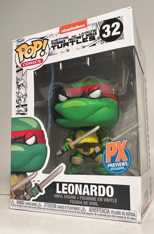 Teenage Mutant Ninja Turtles - Leonardo (PX Previews Exclusive) 32 Funko Pop!