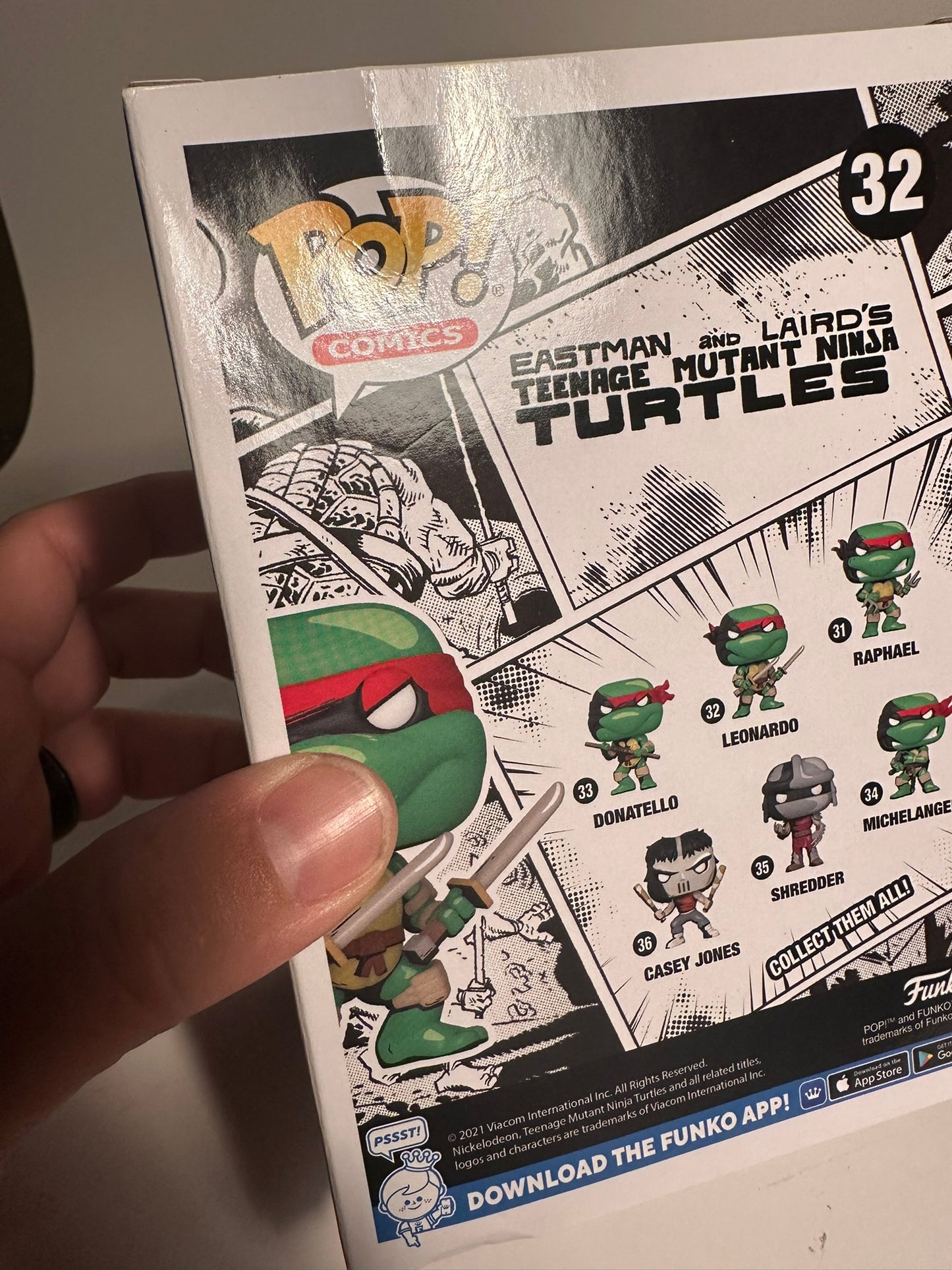 Teenage Mutant Ninja Turtles - Leonardo (PX Previews Exclusive) 32 Funko Pop!