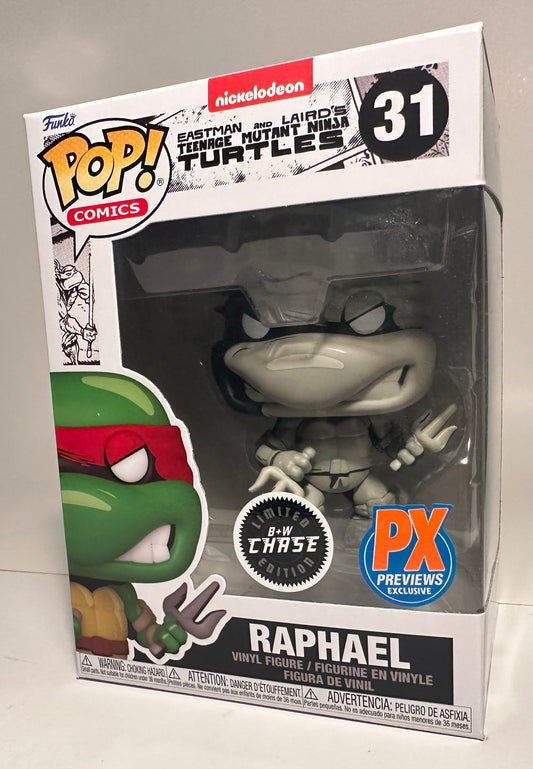 Teenage Mutant Ninja Turtles - Raphael CHASE (PX Previews Exclusive) 31 Funko Pop!