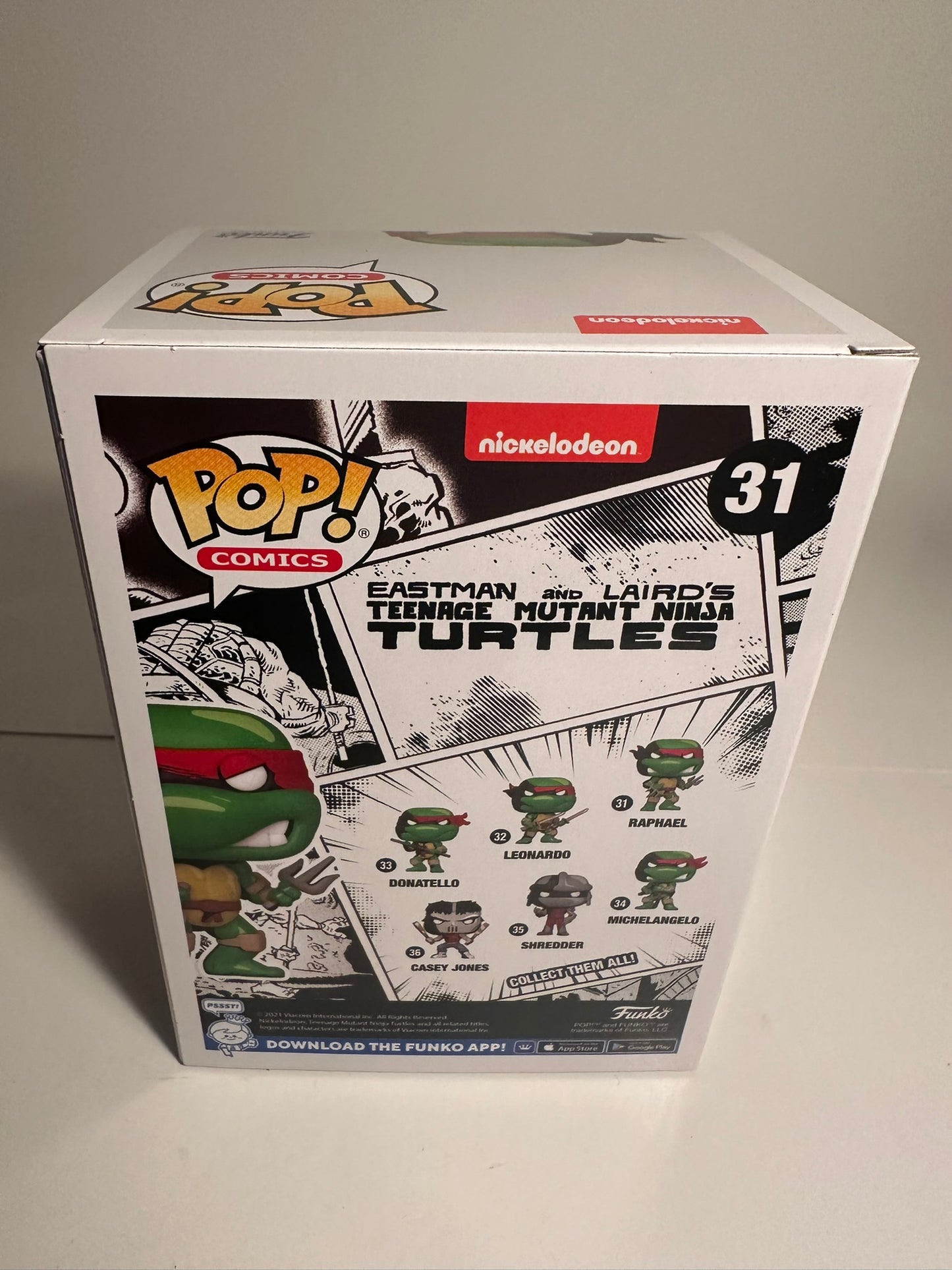 Teenage Mutant Ninja Turtles - Raphael CHASE (PX Previews Exclusive) 31 Funko Pop!