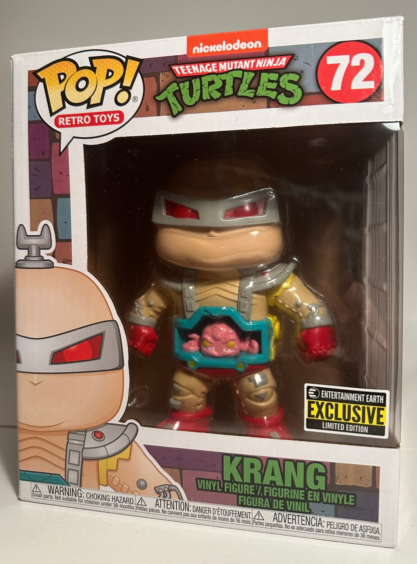 Teenage Mutant Ninja Turtles - Krang 6" (Entertainment Earth Exclusive) 72 Funko Pop!