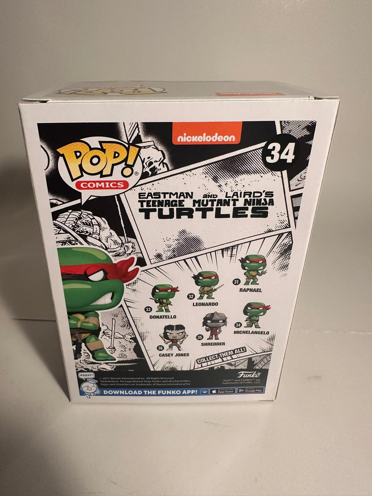 Teenage Mutant Ninja Turtles - Michelangelo (PX Previews Exclusive) 34 Funko Pop!