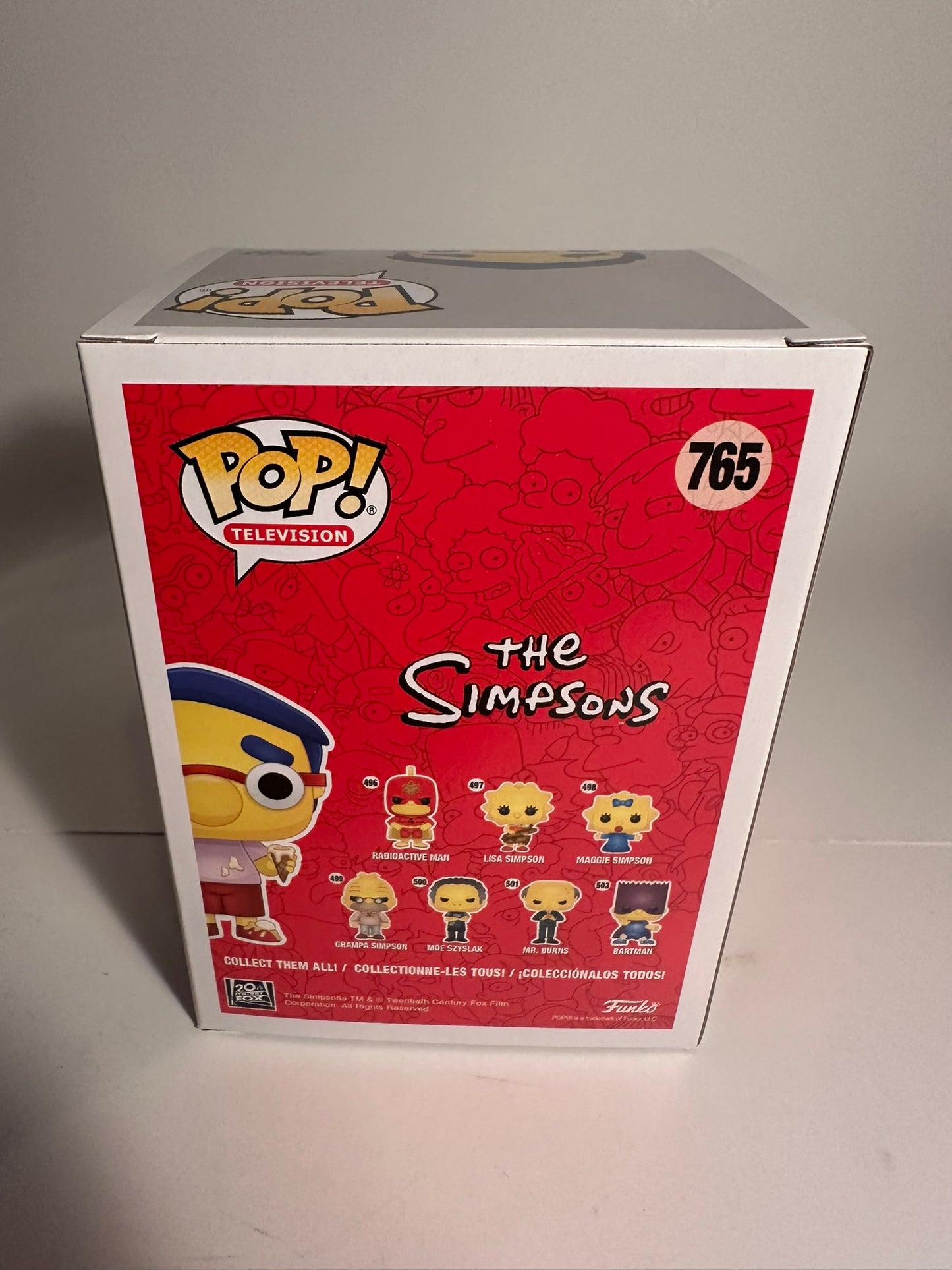 The Simpsons - Milhouse (2020 Emerald City Comic Con Exclusive) 765 Funko Pop!