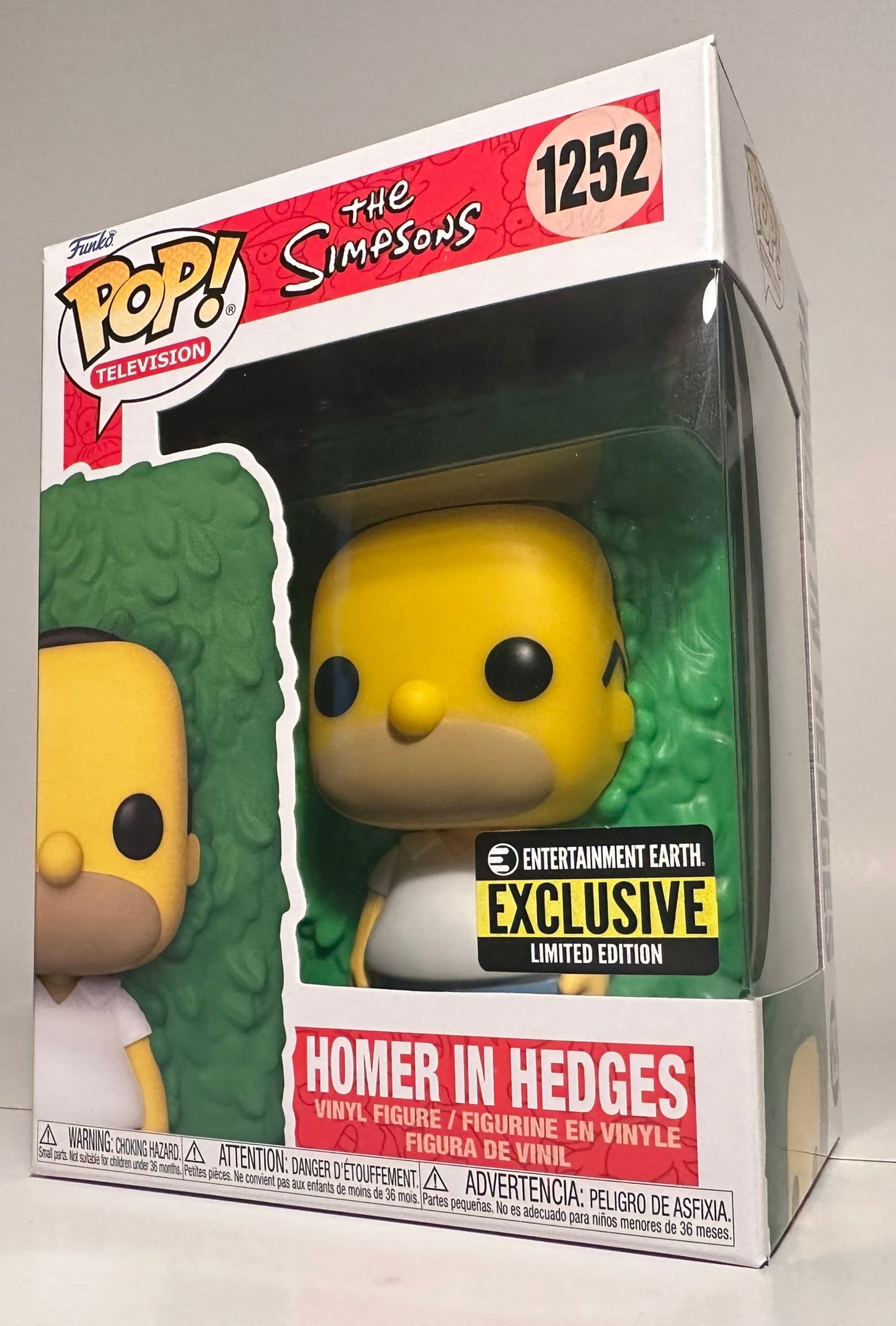 The Simpsons - Homer in Hedges (Entertainment Earth Limited Edition) 1252 Funko Pop!