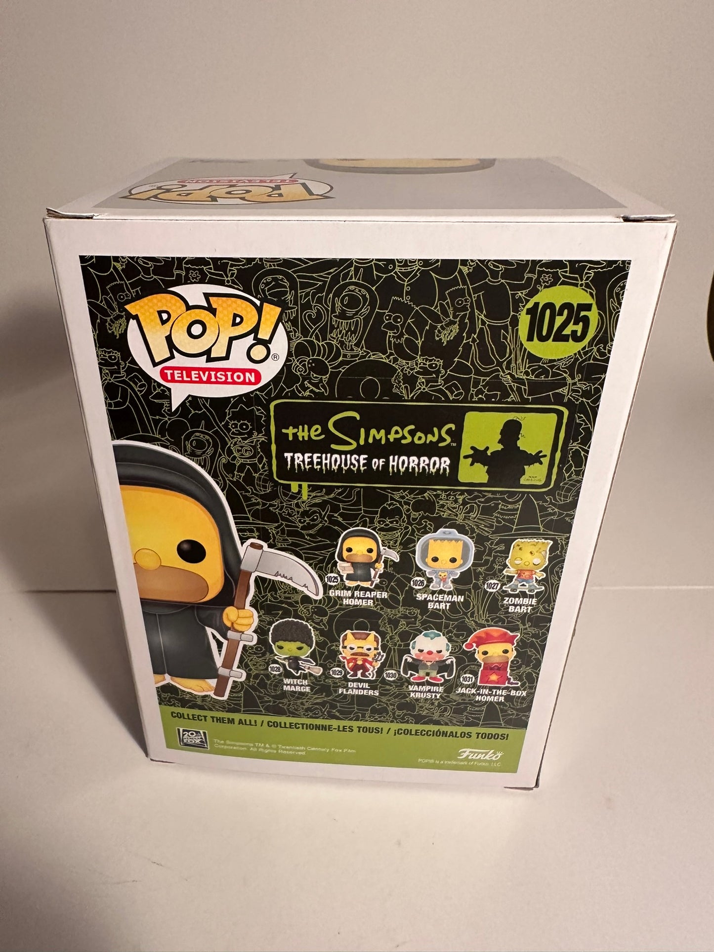 The Simpsons - Grim Reaper Homer 1025 Funko Pop!