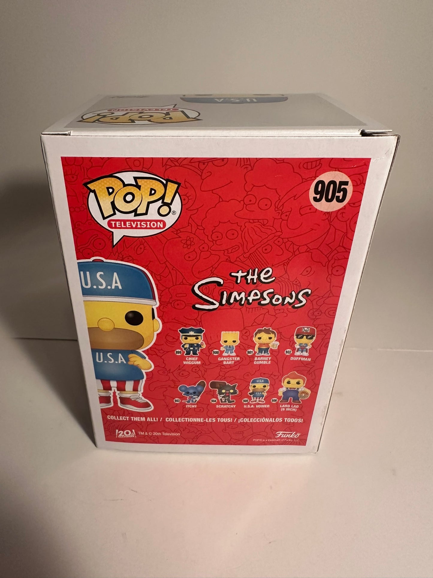 The Simpsons - USA Homer 905 Funko Pop!