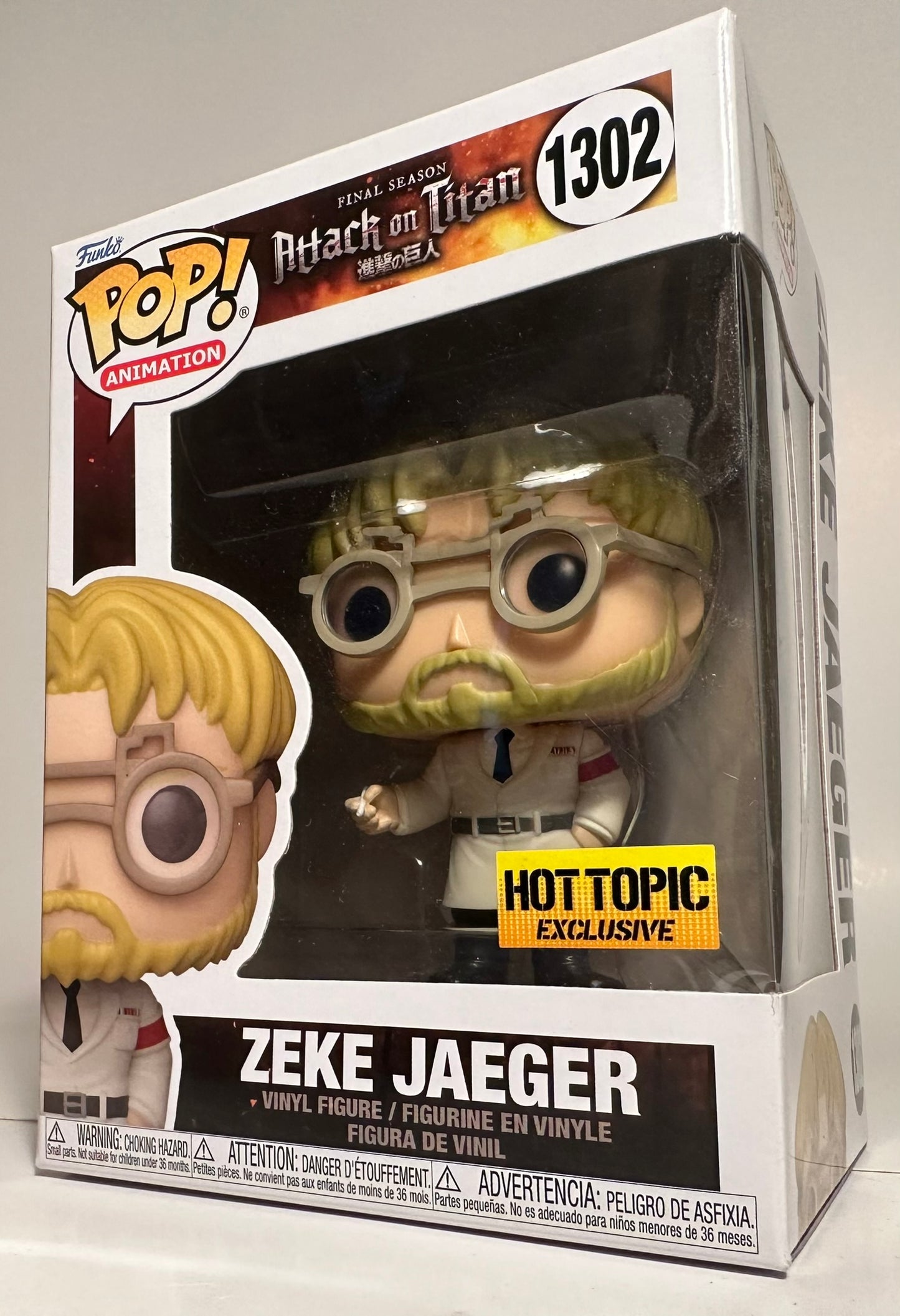 Attack on Titan - Zeke Jaeger (Hot Topic Exclusive) 1302 Funko Pop!