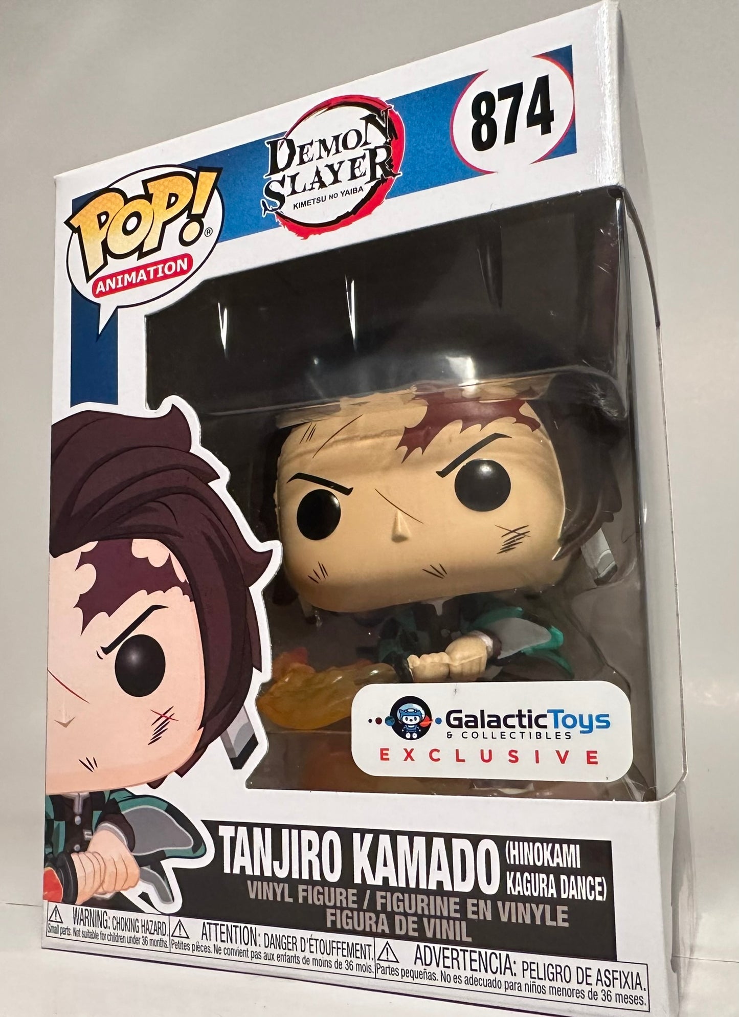 Demon Slayer - Tanjiro Kamado (Galactic Toys Exclusive) 874 Funko Pop!